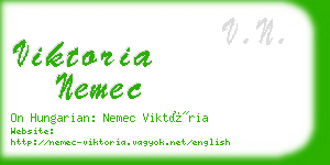 viktoria nemec business card